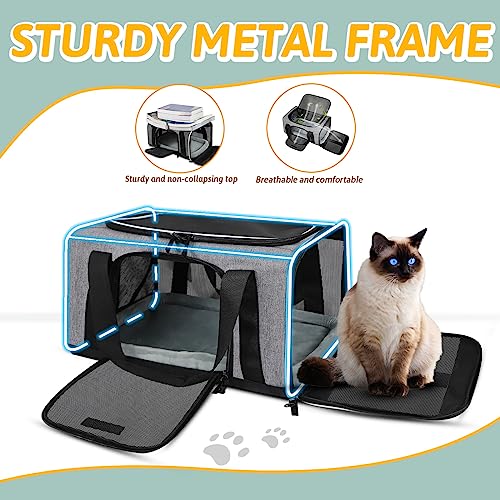 Petskd Transportadora para Animais de Estimação 17X12X8,5 Jetblue Allegiant Airline Aprovada, Bolsa