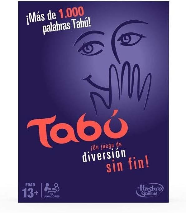 Hasbro Gaming - Juego de Dados Tabú Versión Española 26,7 x 20,1 x 5,1 Multicolor
