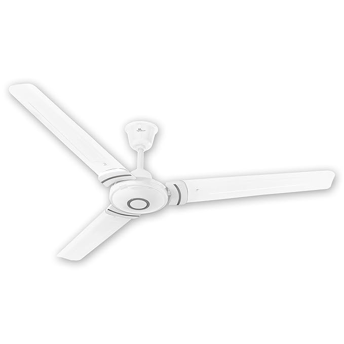 RR Signature 1200 MM Morpheus Deco High Speed Ceiling Fan for Home & Office, 35% Energy Saving, Designer Ceiling Fan, 2 Year Warranty (White)