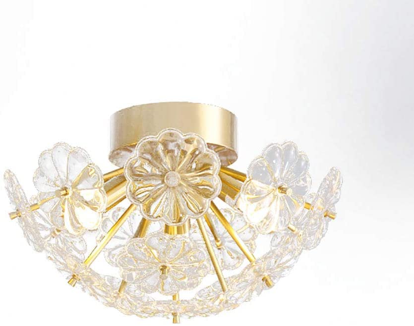 Lustres en cristal dorés pour sublimer l'ambiance d'une chambre ou salle à manger