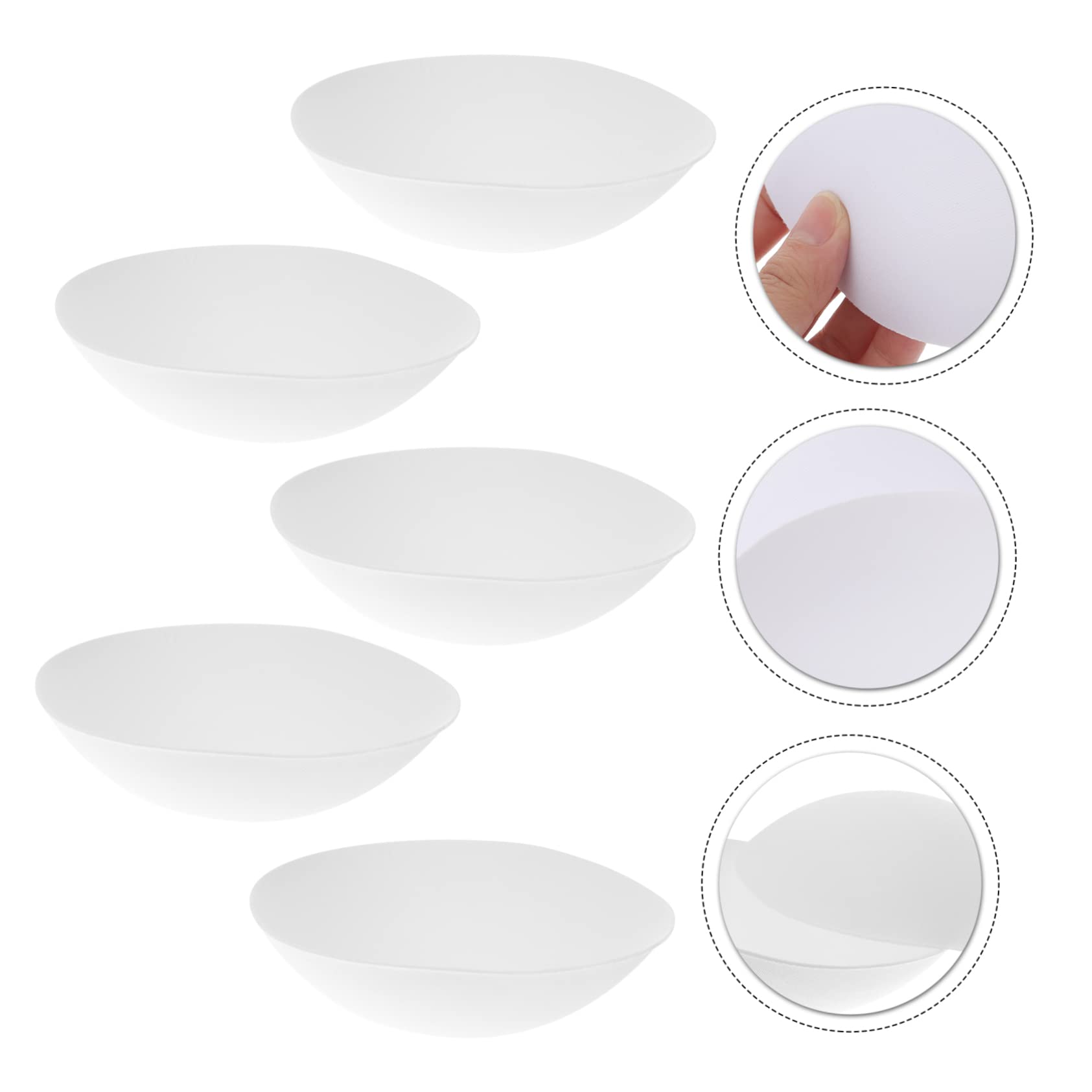 GALPADA 20pares Pads Inserts Transpirables Para Sujetadores Deportivos Almohadillas De Poliéster Para Del Bust Rellenos De Sujetador Para y Actividades Deportivas