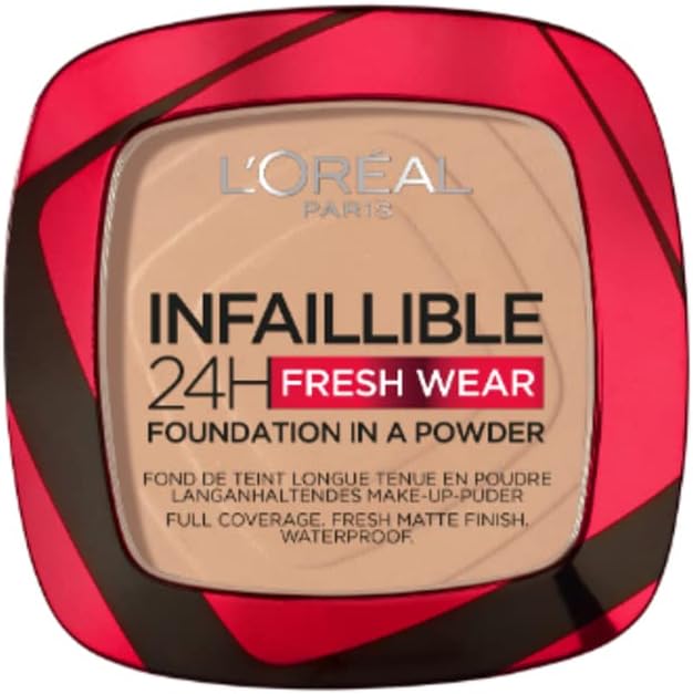 L’Oréal Paris Infaillible 24H Fresh Wear Foundation in a Powder – 120 Vanille – Foundation en poeder