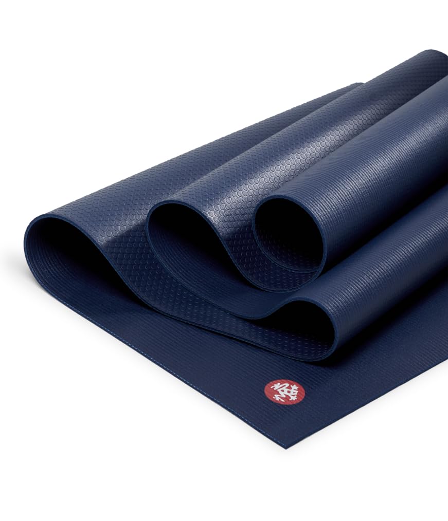 Manduka PRO Lite - Esterilla de yoga ligera para mujeres y hombres, antideslizante, cojín para apoyo y estabilidad de las articulaciones, 4,7 mm de grosor