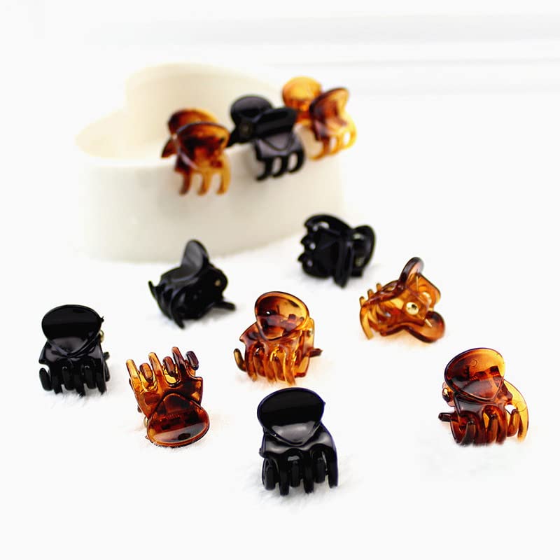XINGNIAO Pack of 12 Mini Hair Clips for Women Girls Small Hair Clips, Small Claw Clips - Image 3