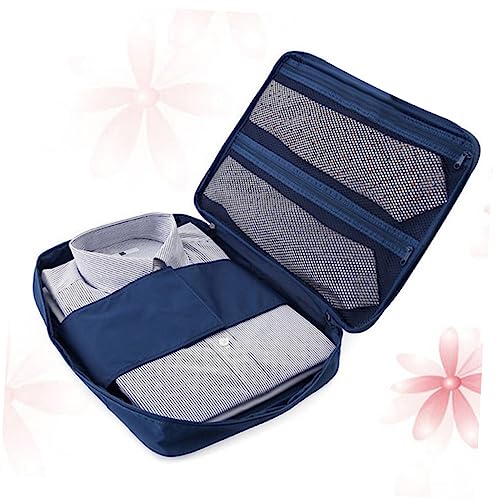 BESTYASH Blau Multifunktionale Reisetasche Wasserdichter Aufbewahrungsorganizer Für Hemden Und Krawatten Faltbare Kleideraufbewahrung Für Geschäftsreisen Und Alltag BESTYASH Blau Multifunktionale Reisetasche Wasserdichter Aufbewahrungsorganizer Für Hemden Und Krawatten Faltbare Kleideraufbewahrung Für Geschäftsreisen Und Alltag