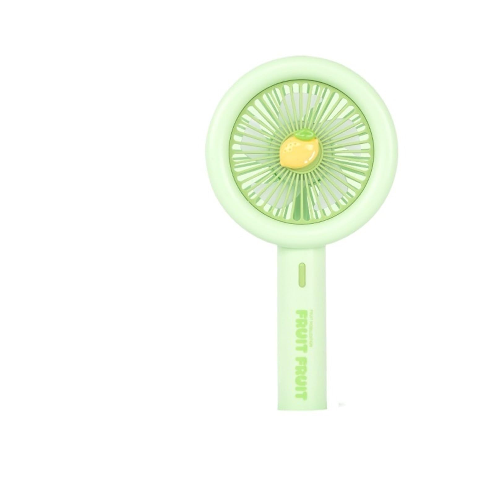 UDPOIUYT Hand Held Fan, USB Handheld Fan Strong Wind Portable for Travel Camping Multicolor(Green)