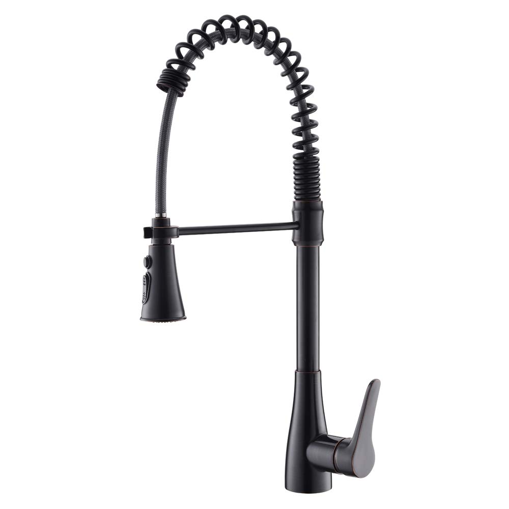 Zqfhsx Spring Pull Down Kitchen Sink Faucet 360 Degree Rotate Hot And Cold Water Taps