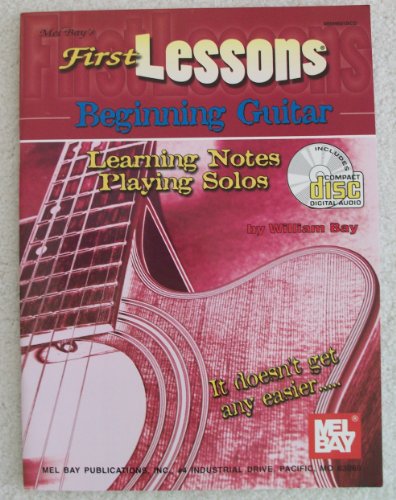 Mel Bay First Lessons Beginning Guitar: Learnin... 0786662506 Book Cover