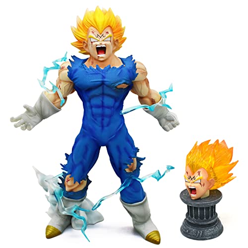 Kdihoi Vegeta Action Figure Anime Figure DBZ Statue Model Decoration Exquisite Birthday Gift 10.2 Inches