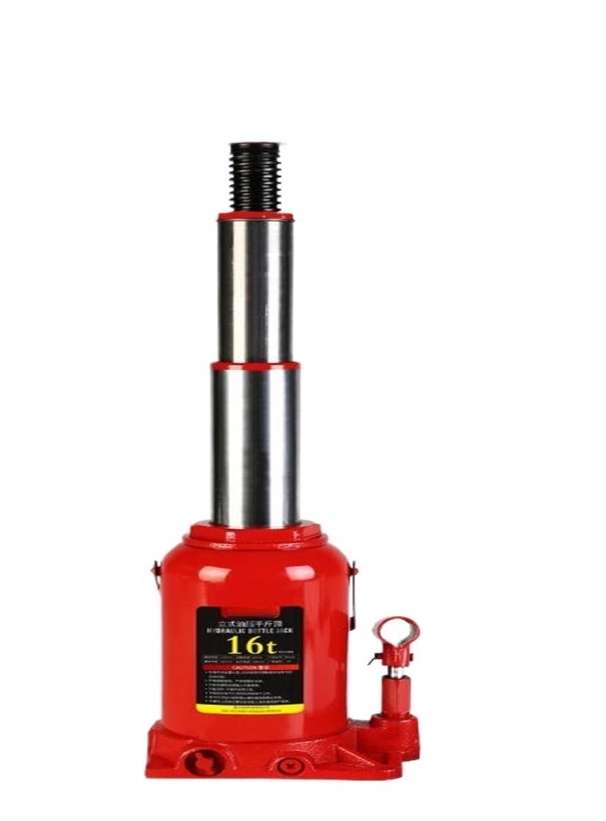 Hydraulic Jack, 12T/16T/20T/30T/32T/50T Vertical Hydraulic Jack Car Car Tire Changing Tool Car Jack(16T Double Section)