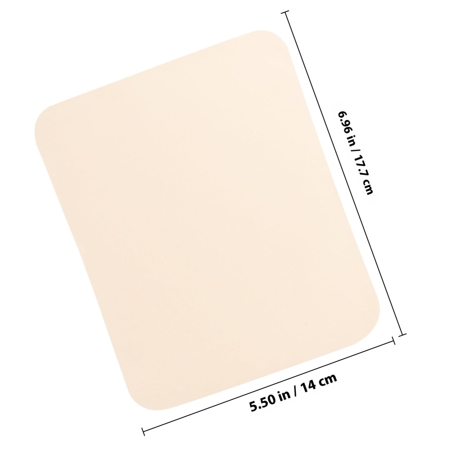 SUPVOX 100 Paños Absorbentes de Gamuza para Cerámica Diy, Tamaño 17.5 X 15 Cm, Color Beige, Herramienta para Modelar Arcilla y Manualidades de Alfarería