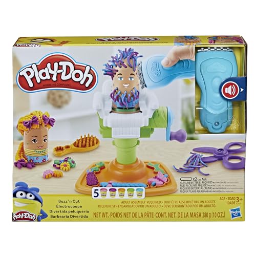 Play Doh E2930 Play-Doh Buzz 'N Cut Fuzzy Pumper Barber Shop Toy thumb #25