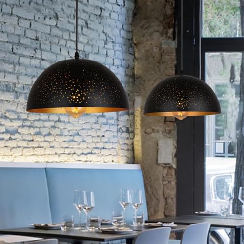 Image of Farmhouse Dining Room Hanging Light Fixture Stairwell Pendant