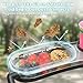Snack Tray Compatible with UPPAbaby Vista V3/Vista V2/Vista/Cruz V3/Cruz V2/Cruz/RumbleSeat (V2,V2+,V3) Stroller Tray with Lid, Quick Attachment, Folds with Stroller, Dishwasher Safe, Patent Pending