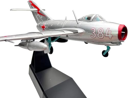 Miniatura 6 de Escala 172 Mikoyan MiG-15 Faggot Fighter Metal fundido a presión avión militar modelo de avión colección de adornos de regalo