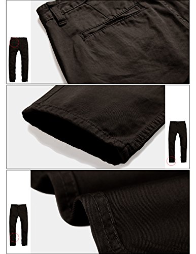 Image of Match Mens Regular-Fit Casual Flat Front Chino Pants