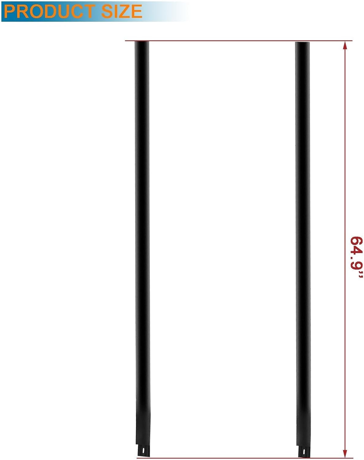 Roof Drip Side Trim Molding Drip Sealing Strip Kit for 2007-2021 Toyota Tundra 4 Full Doors Replaces 75552-0C060 75551-0C060 755520C060 755510C0 (75552-0C060 75551-0C060)