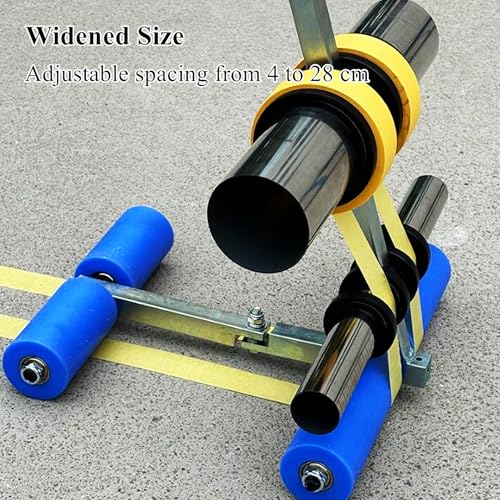Basketball Court Tape Marking Machine with Drawing Circle Kit - Line Striping Machine for Creating Custom Lines and Circles on Playing Fields