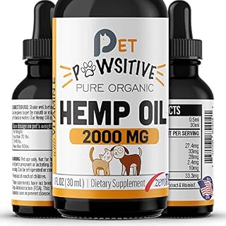 Pet Pawsitive - Hemp Oil for Dogs and Cats - Separation Anxiety, Joint