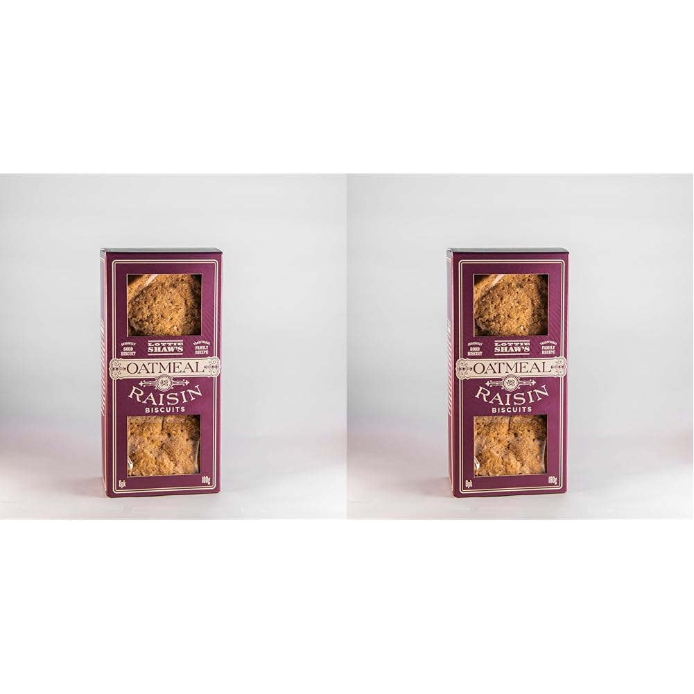 Lottie Shaw's Oatmeal & Raisin Biscuit Box (Pack of 2)