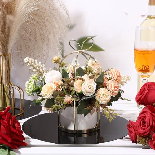 Thyle 10 Inch Acrylic Round Mirrors for Tables Centerpieces Circle Mirrors Candle Plates for Wall Wedding Table Centerpieces for Baby Shower Party, Thickness 1 mm - Image 3