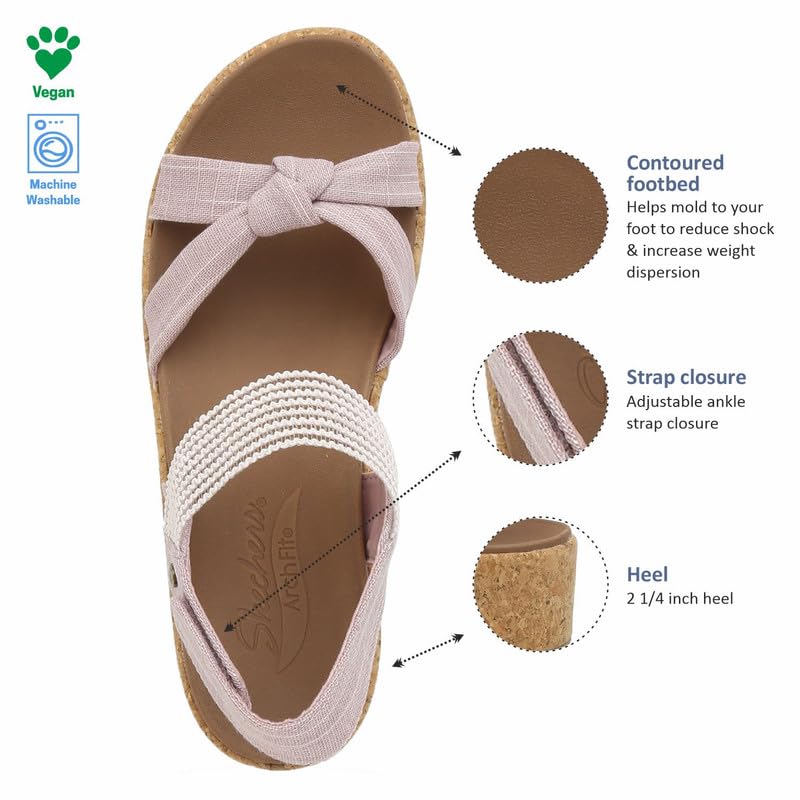 Image of Skechers Women's Arch Fit Beverlee Juliet Sandal