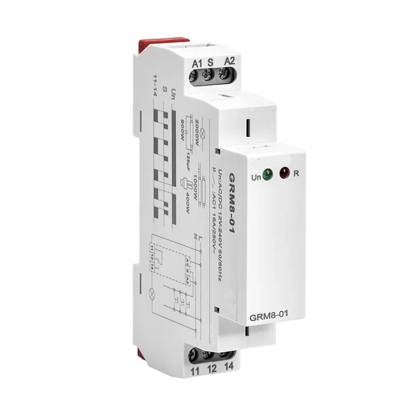 Relais GRM8 de haute précision mécanique avec commutation pas à pas 16 A 230 V - 4