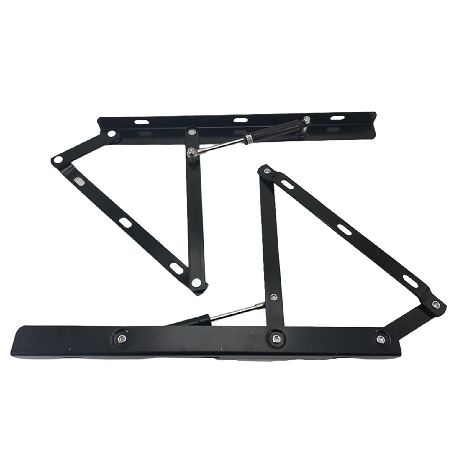 Dfghnbvc Black Hydraulic Bed Lift Mechanism - Heavy Duty Steel Hinge Set For Space Saving Storage Solutions,-1200Mm