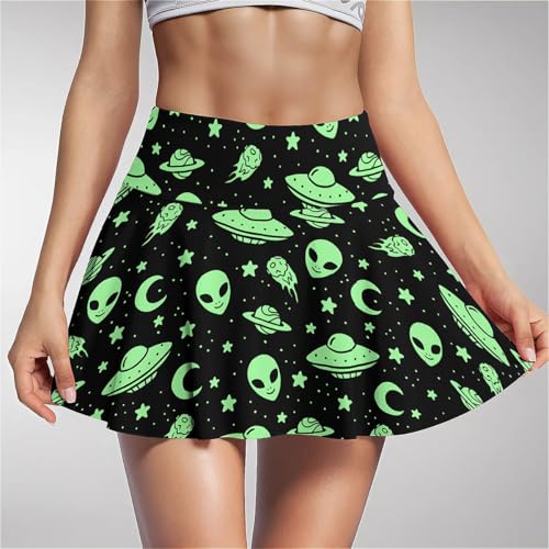 Tennis Skirt for Women with Pockets Inner Shorts, High Waisted Athletic Golf Skorts for Running Workout Sports2