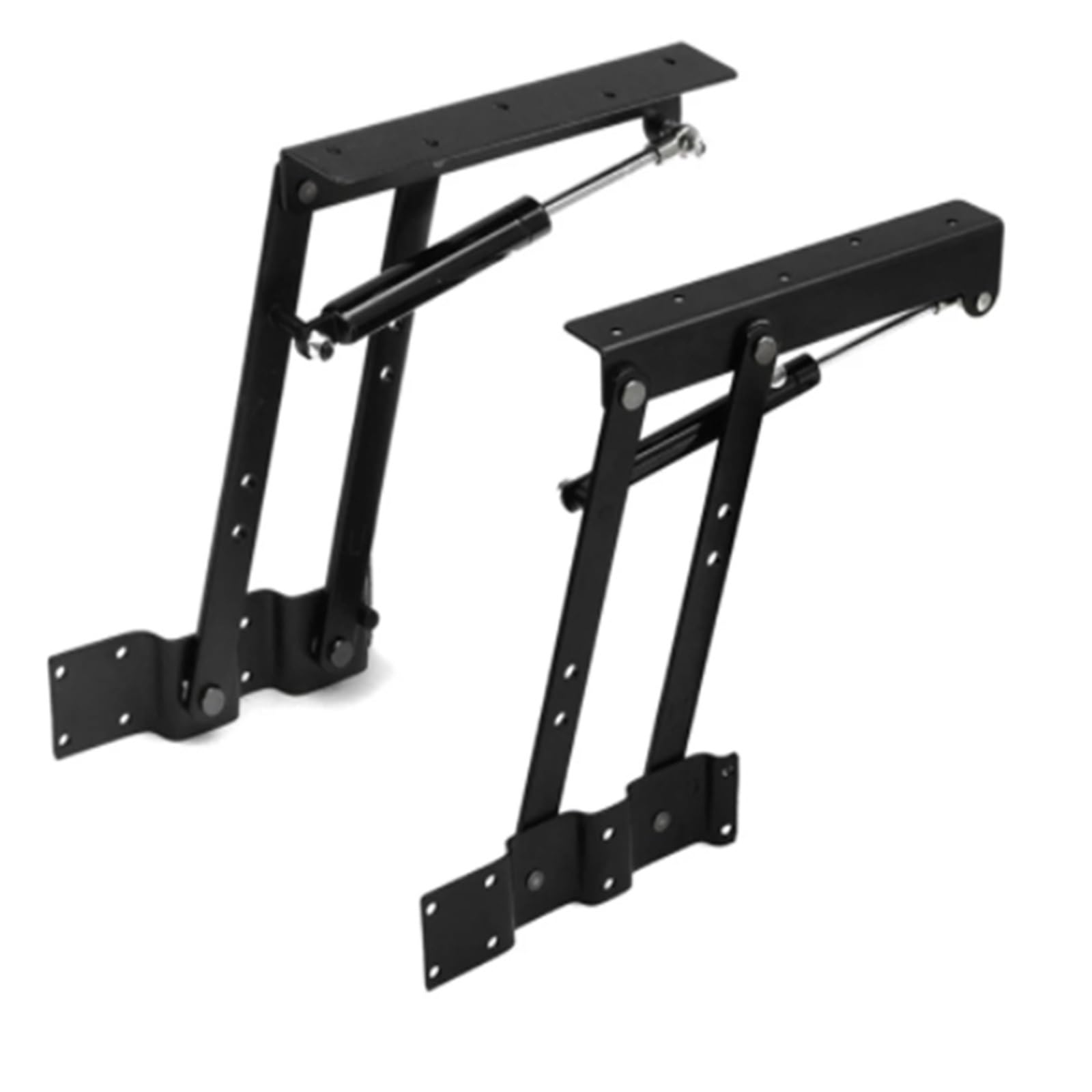 2 Teile/satz Klapp Möbel Scharniere Kaffee Tisch Hebe Rahmen Scharnier Lift Up Schreibtisch Heber Hardware Zubehör FüR MöBel(Black A)