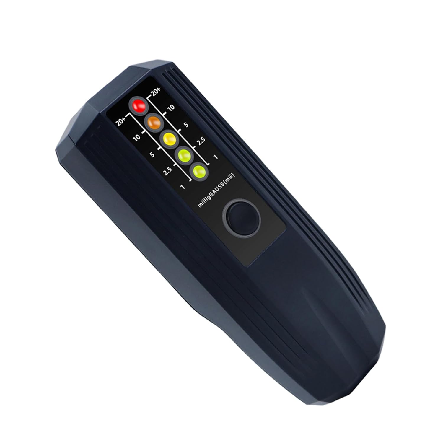Medidor portátil de campo magnético EMF negro