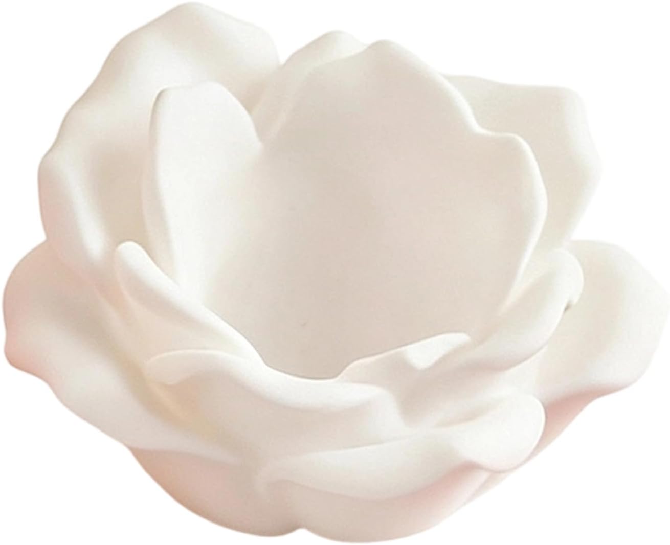 Votive Candle Holders, 3D Printed Rose Floral Tealight Holder