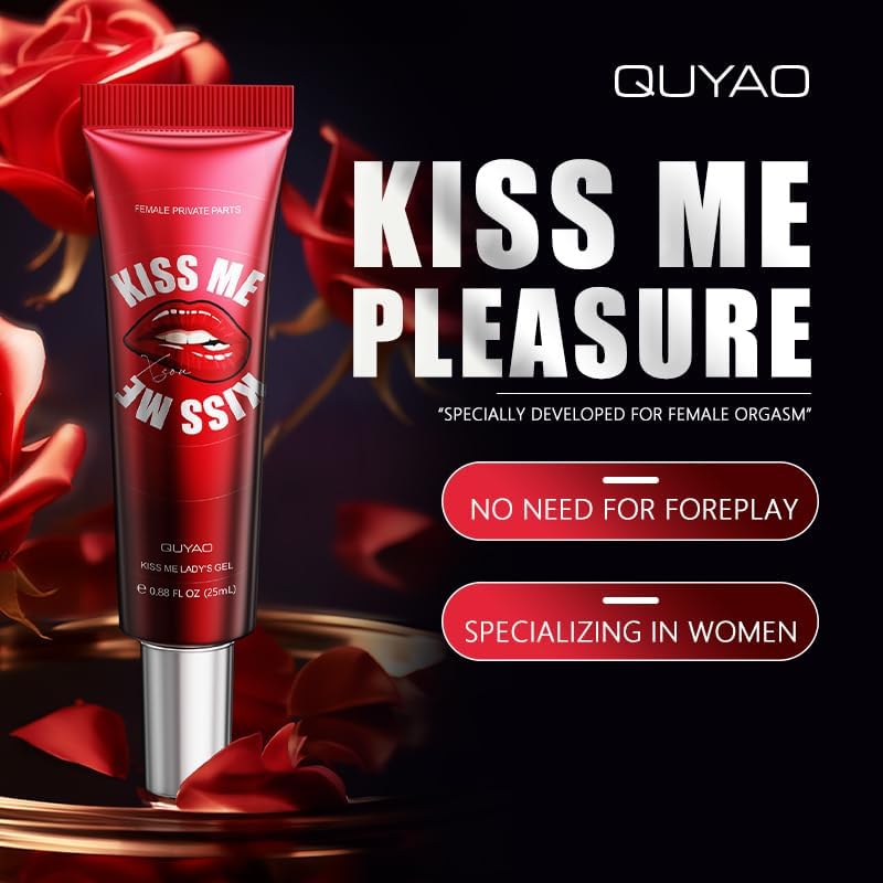 KISS ME Pleasure Female Intense Fast Orgasmic Gel,Women Sex Oils, Enhances Intimate Experiences for Women