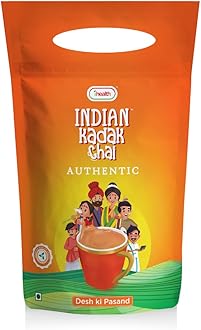 Indian Kadak Chai Assam Long Leaf Tea 1Kg | Strong and Bold Indian Flavor | Authentic Kadak Taste | Ideal for Milk Tea, Masala Chai and Family Use (Pack of 2)