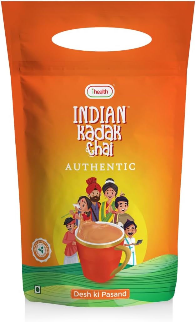 Indian Kadak Chai Assam Long Leaf Tea 1Kg | Strong and Bold Indian Flavor | Authentic Kadak Taste | Ideal for Milk Tea, Masala Chai and Family Use (Pack of 2)