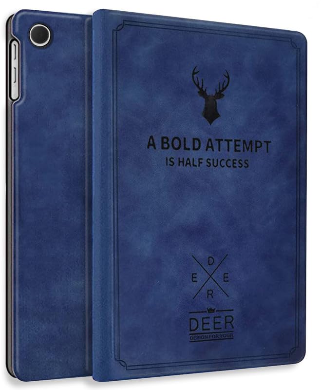 Robustrion Cover for Samsung Galaxy Tab A9 Cover Case 8.7 inch, Deer Pattern Flip Stand Cover Case for Samsung Galaxy Tab A9 Tablet Cover [SM-X110/X115/X117] - Blue (B0CJ43SXNW) Amazon Price History, Amazon Price Tracker