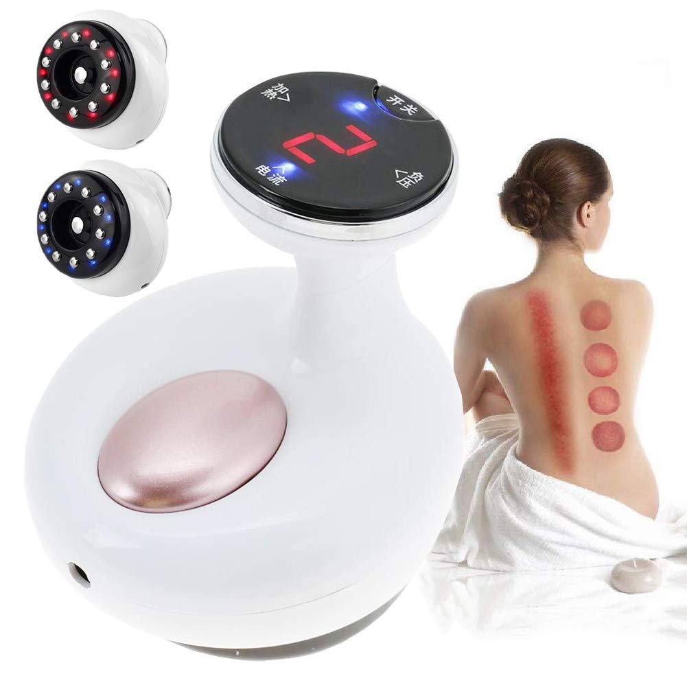 Carrefy Handheld Body Massager, Gua Sha Scrapping Massager, Vacuum Cup Massage Device, with Heated Suction Cupping, Magnetic Therapy/Negative Pressure/Heating