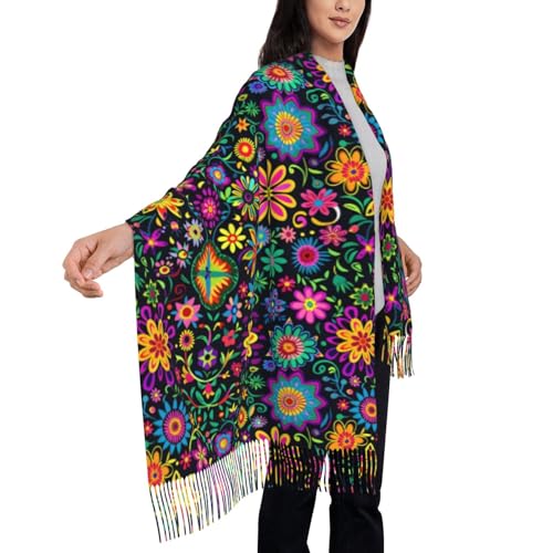 YQIUSM Rebozos Mexicanos Mexican Scarf Shawl Wrap Mexican Dress For Women Mexico