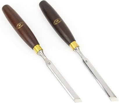 Crown Tools 1741SK / Big Horn 21060 Pair 1/2 Inch Skew Wood Chisels