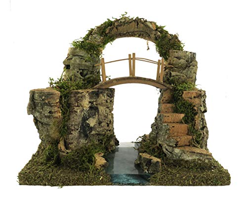✔️ Realizzato a mano da abili artigiani che creano oggetti per presepe da decenni; l'uso sapiente di materiali selezionati tipici della tradizione permette d'ottener accessori per presepe di qualità⭐