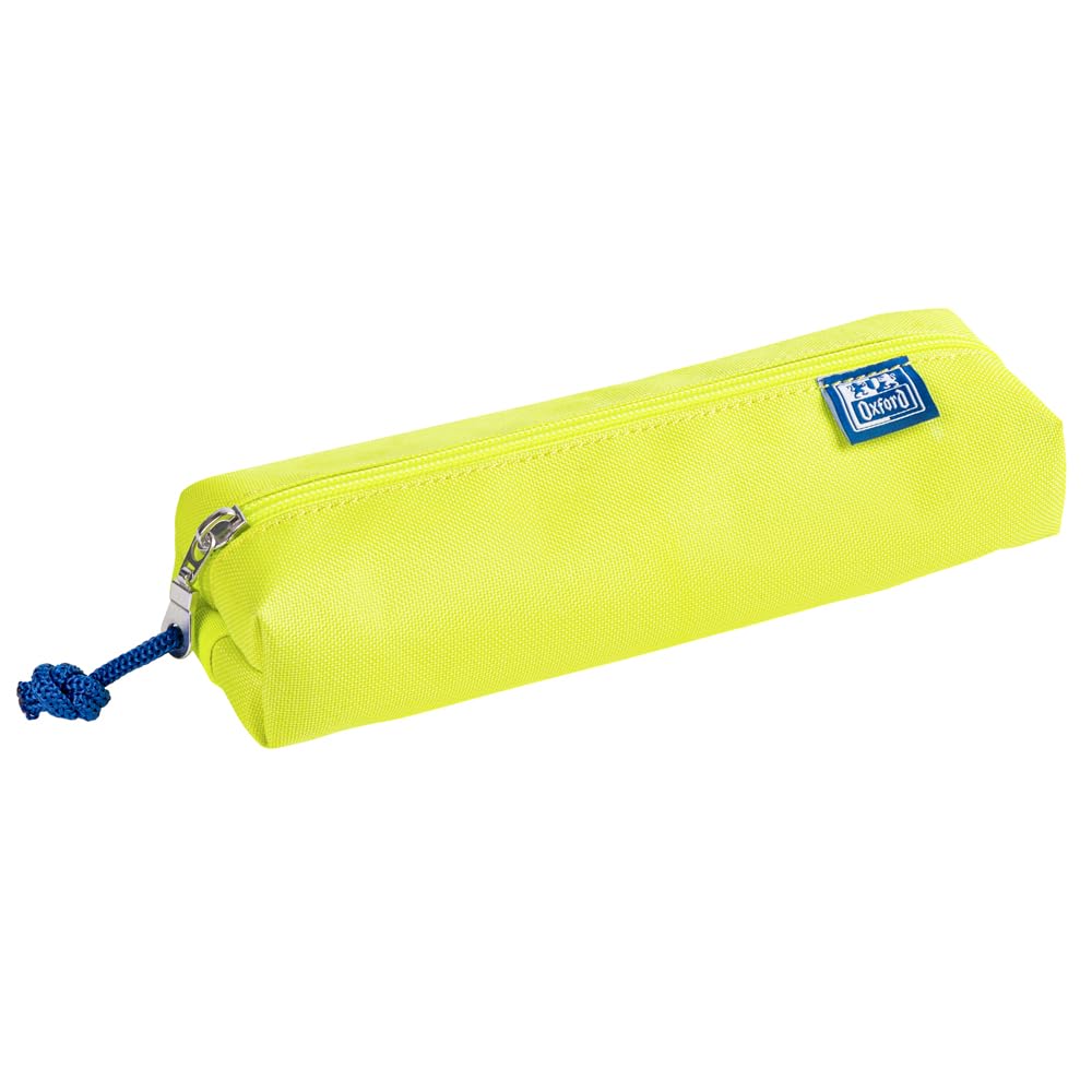 DOHE Astuccio Portapenne Semplice Rotondo - 1 Scomparto, 21x7,5 Cm, Poliestere Resistente, Chiusura Lampo Morbida - Colore Multicolore "C'est La Vie" Per Scuola E Ufficio