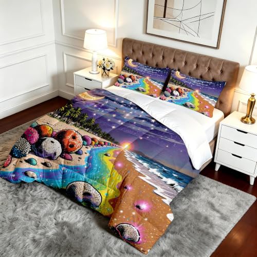 Edredón nórdico cama 180 transpirable 3D con dos fundas de almohada microfibra 4