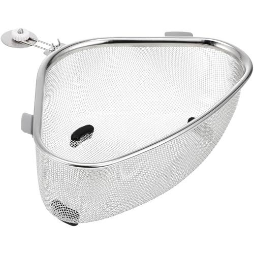 Colador de Esquina para Fregadero de Acero Inoxidable