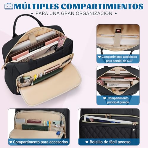 Mochilas Y Bolsas, Personal Computer portafolios laptop Marca NUBILY (3)