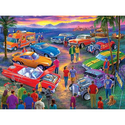 Roseart - Bigelow Illustrations - California Car Show - 500 Piece...