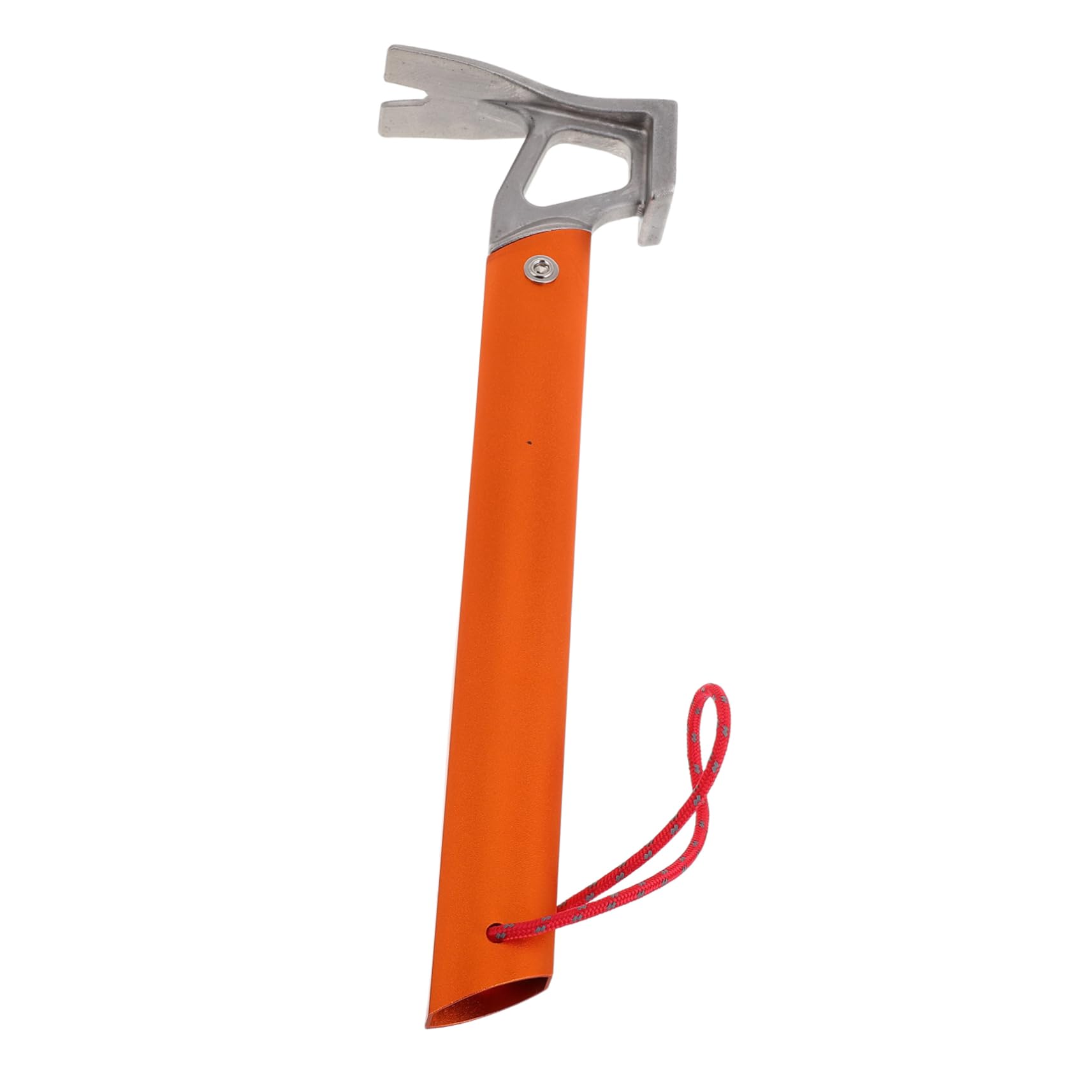 Martello da Campeggio in Alluminio con Estrattore Picchetti | Lega di Alluminio e Acciaio Inossidabile, con Lanyard Incluso, per Camping e Mountaineering