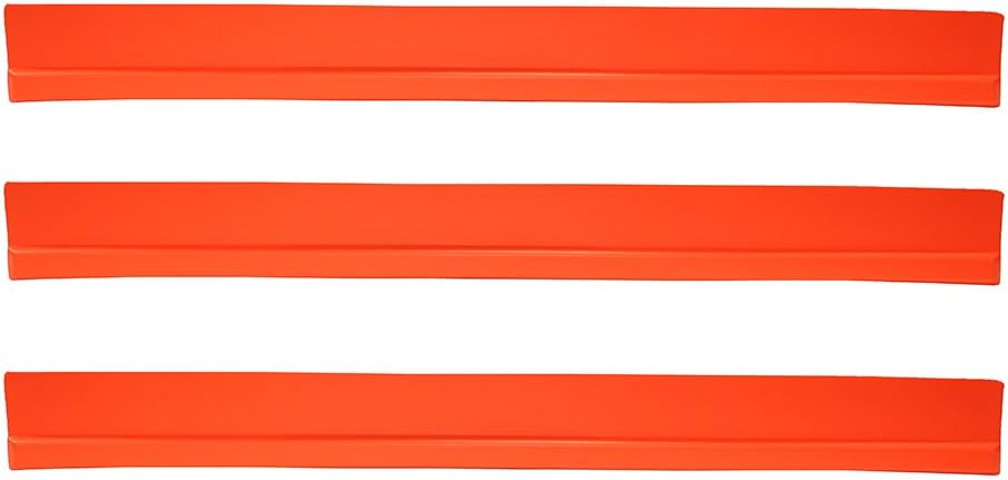Dominator Race Products 1100-FLO-OR Dirt Rocker Panel Set Fluorescent Orange 3pc