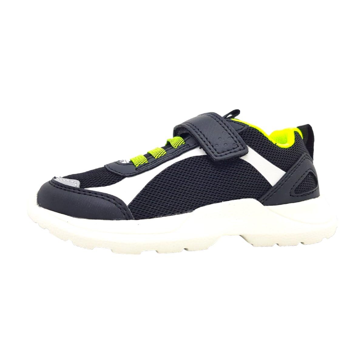 Superfit Jungen Rush Sneaker, Schwarz Gelb 0010, 27 EU