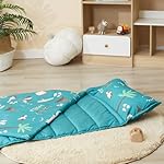 MORAIS Toddler Nap Mat with Removable Pillow and Blanket, 52" x 20" Lightweight and Soft Nap Mat for Preschool, Daycare, Travel Sleeping Bags for Kids - Image 5