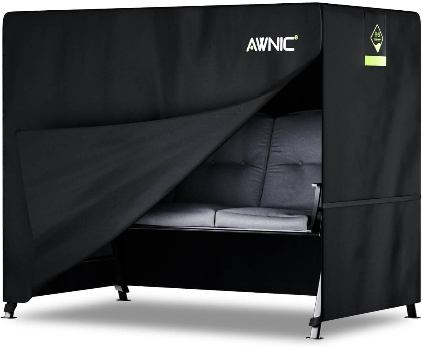 Copertura dondolo 3 posti impermeabile AWNIC 210x125x170cm